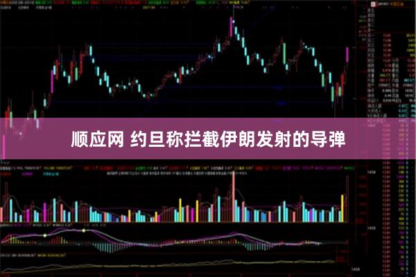 顺应网 约旦称拦截伊朗发射的导弹